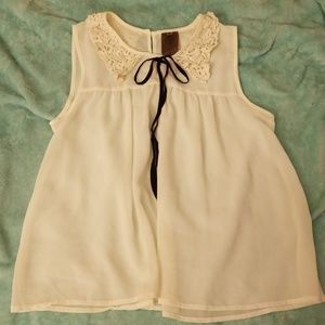Sheer White Blouse